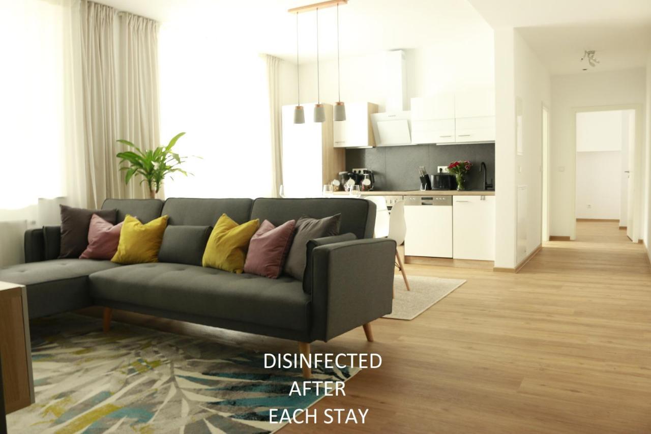Am City Apartment 24H Self-Check-In, Free Parking, U-Bahn 350M, Netflix Нюрнберг Экстерьер фото