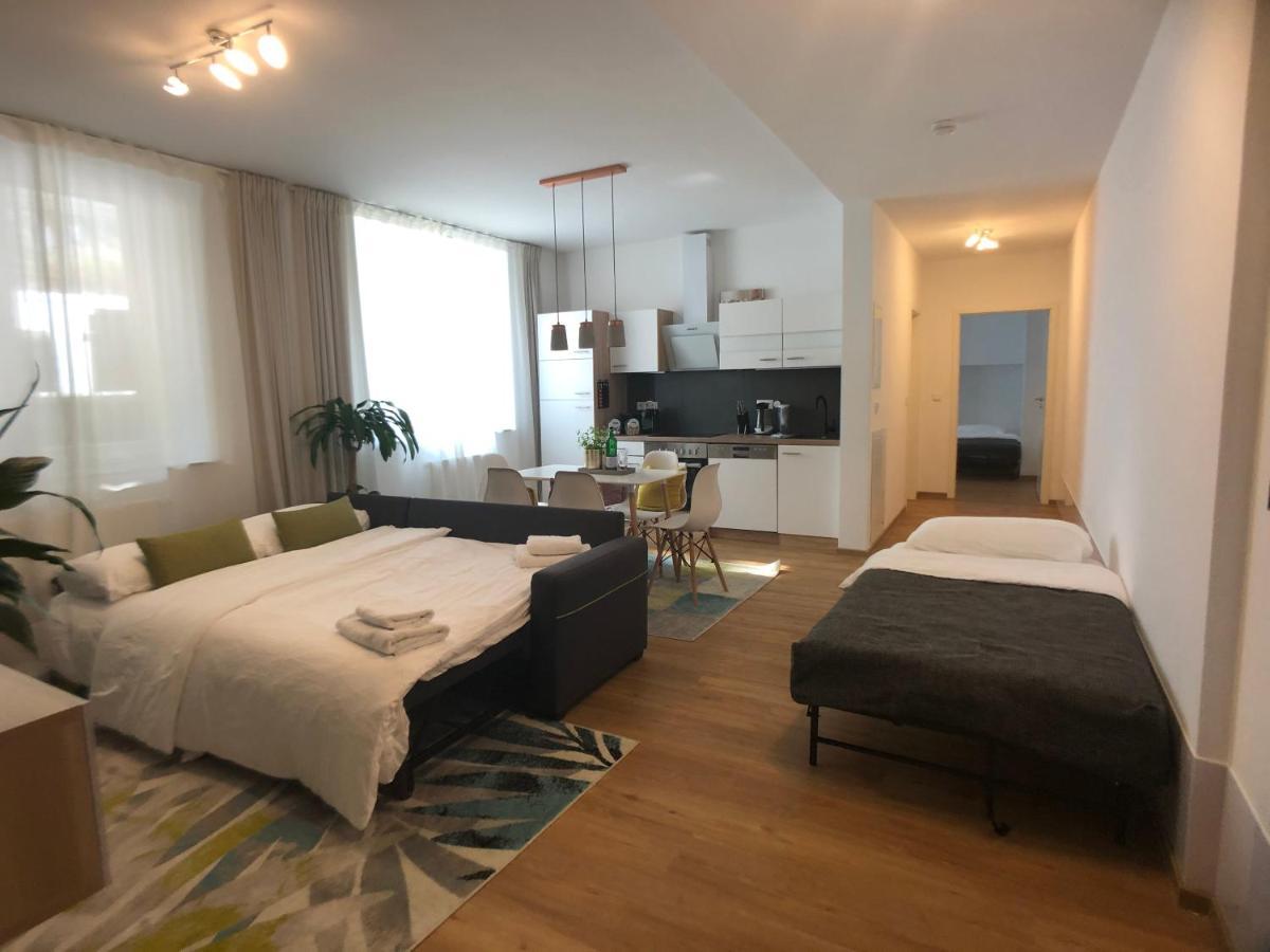Am City Apartment 24H Self-Check-In, Free Parking, U-Bahn 350M, Netflix Нюрнберг Экстерьер фото